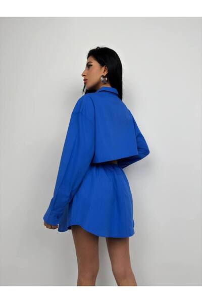 vuvutasarım Жіноча міні-спідниця з еластичним поясом і ґудзиками 24S02023