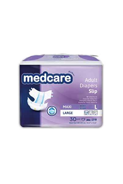 MEDCARE Maxi Bel Bantlı Hasta Bezi 8 Damla Large Büyük Boy L Beden 30'lu Paket