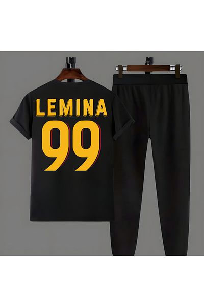 Biy Store Mario Lemina Football Back Jersey Printed Unisex T-Shirt Regular Fit Tracksuit Set