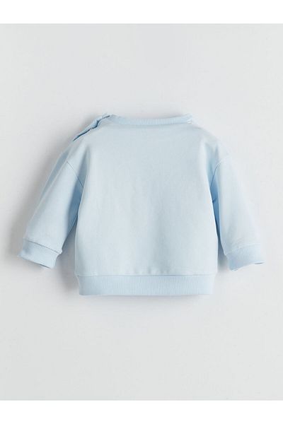LC Waikiki Crew Neck Printed Baby Boy Sweatshirt