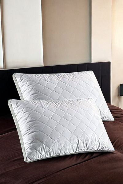 MixCotton Home Pernă cu aer condiționat |   Fibră de silicon |   Anti-transpirație |   cu fermoar |   Antibacterian |   lavabil |   50x70 cm |   900 gr