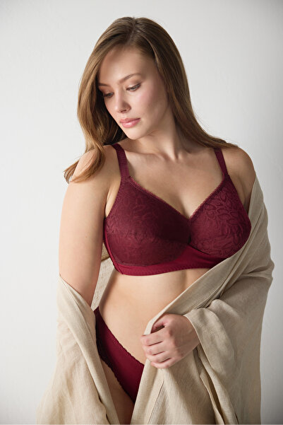 Magic Form Lacy Unwired Unpadded Push up Bra