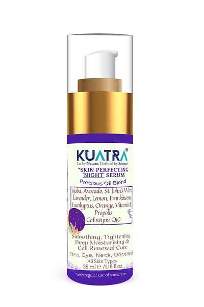 KUATRA Skin Perfecting Night Serum (NATURAL CONTENT, ANTIAGING, ANTI BLEMISH, IDEAL SKIN LOOK)