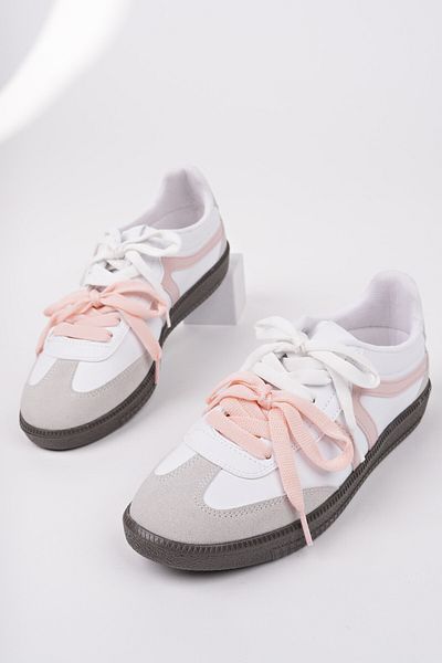 MUGGO Retro Double Lace-Up Casual Women's Sneaker Sports Shoes