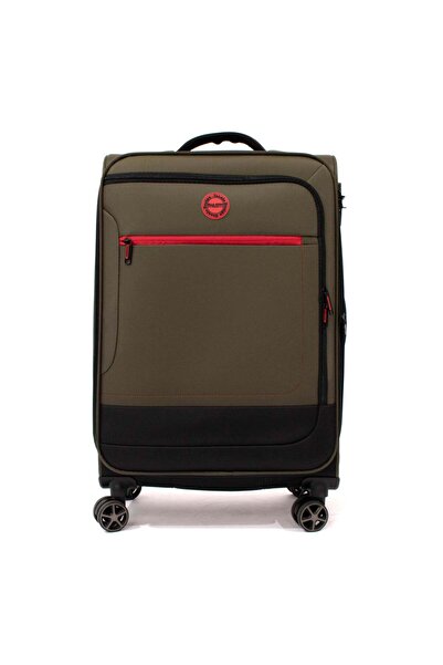 Ella Icon Shadow Trolley with 4 double wheels, Textile, 67x41x25 cm, Khaki