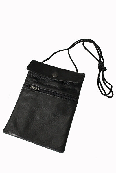 Metropolitan Suport pentru pașaport din piele naturală cu cureaua pentru gât ...