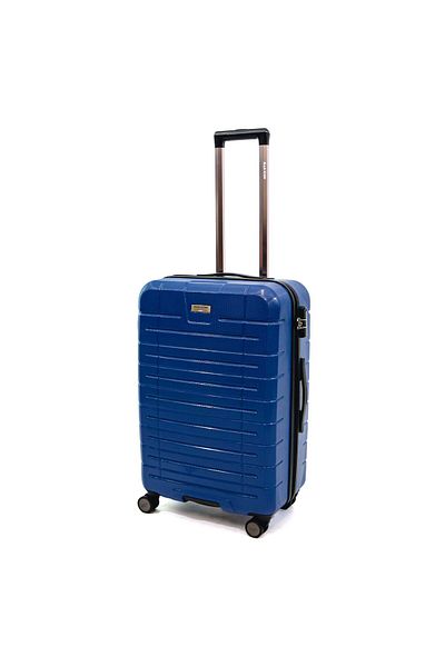 Ella Icon Troler Leaf Cu 4 Roti Duble, Abs, 67x45x27 Cm, Albastru
