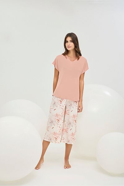 Sevim 16451 Women Short Pajama Suit