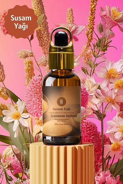 Mim and More Sesame Oil - Cold Pressed 100% Pure Natural, 50ml