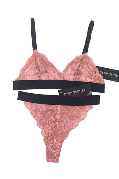 DEEP SECRET Σετ Σολομός Full Lace Bralet Ds20095brt