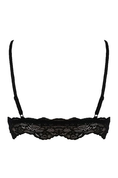 DEEP SECRET Μαύρος γιακάς δαντέλα Micro Bralet Ds 200475 br