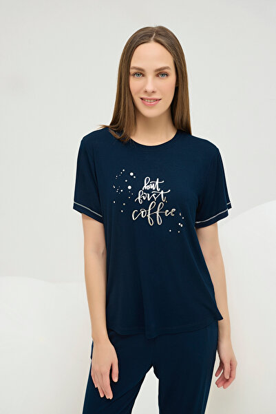 Sevim 16613 KADIN BASKILI PİJAMA TAKIM