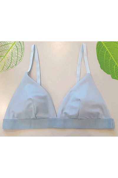 DEEP SECRET Ανοιχτό μπλε φαρδύ ελαστικό Bralet