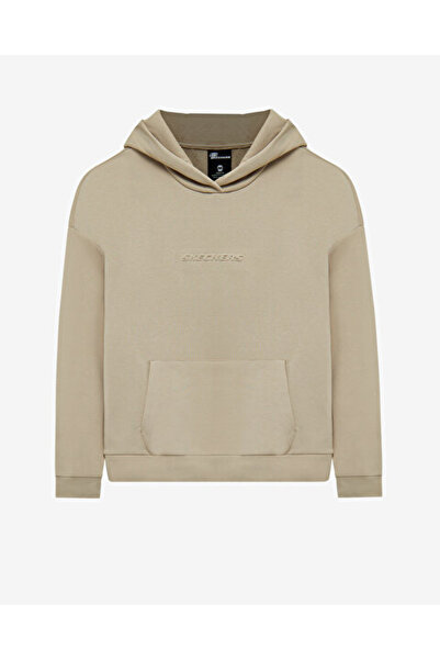 SKECHERS W Essential Hoodie Sweatshirt Kadın Sweat S242111-013 Taş