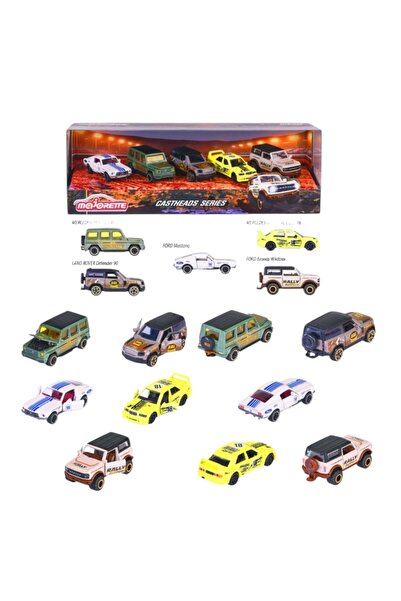 Simba MAJORETTE 2054211 CASTHEADS SERİSİ METAL ARABALAR 5 Lİ SET 3+