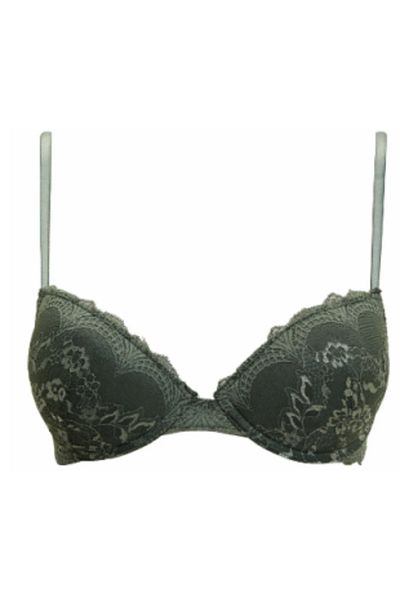 DEEP SECRET Green Lace Half Supported Bra Ds200100water