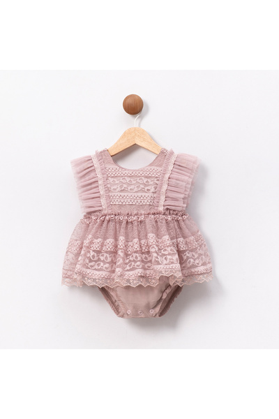 Ma Moi Baby For A Little Smile Nancy Gül Kurusu Kız Bebek Romper