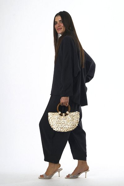 ABBRA Women's Modal Slouchy Shirt Set