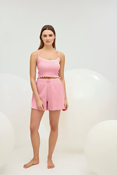 Sevim 16842 Women Short Bra Shorts Set