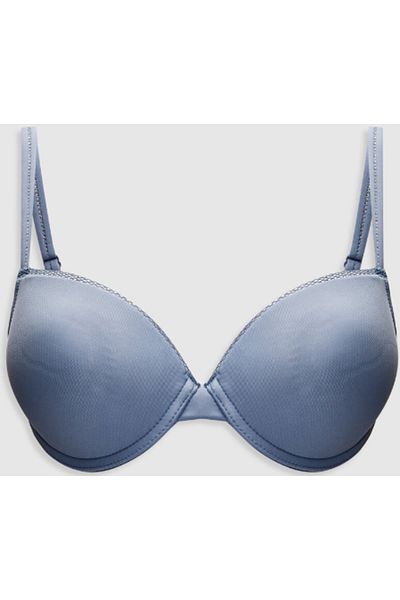 DEEP SECRET Sutien Micro Suport Jumătate Albastru Mat Ds200050water