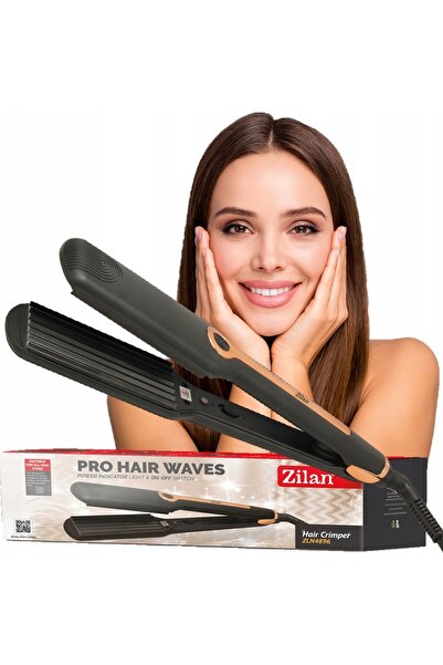 Zilan Placa de creponat parul ZLN4896, 30W, pana la 200°C, indicator luminos,...