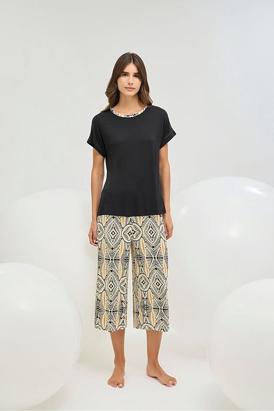 Sevim 16546 Women Short Pajama Suit