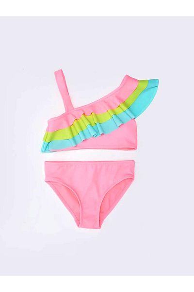 DEEP BEACH Colorful Flywheel Girl's Bikini Set Db200617bt