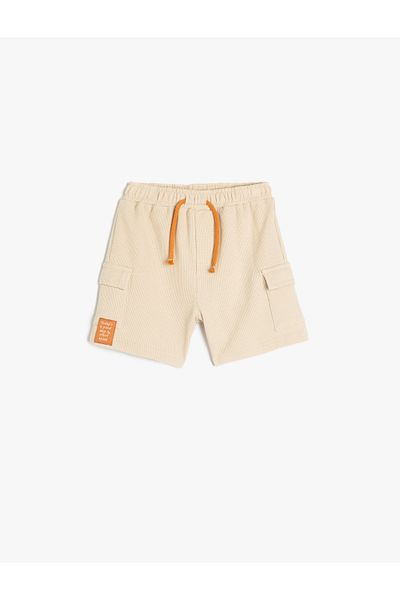 Koton Cotton Pocket Detailed Elastic Waist Shorts