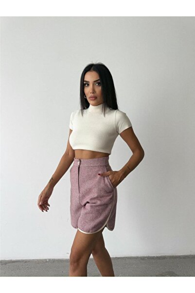 Vogueway Kaşe short shorts - dusty rose