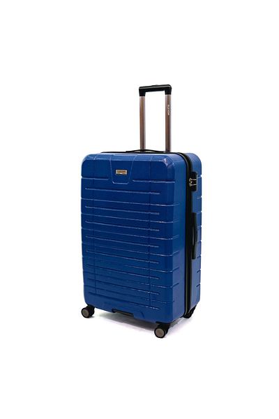 Ella Icon Troler Leaf Cu 4 Roti Duble, Abs, 77x50x30 Cm, Albastru