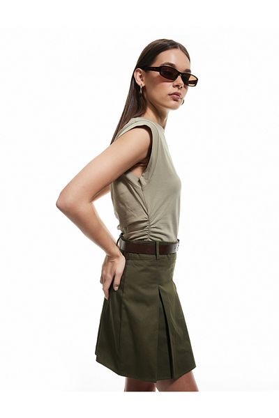 Koton Tricou fără mâneci cu decolteu rotund din bumbac