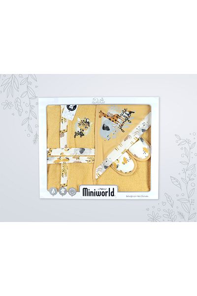 Miniworld Bathrobe Set Cute Jungle