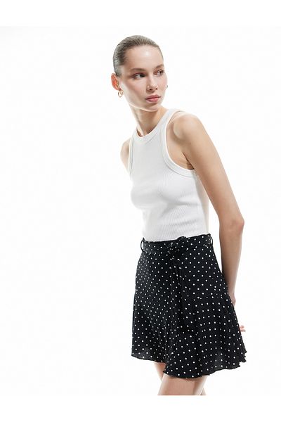 Koton Black Women's Shorts 5Sal40068Ik
