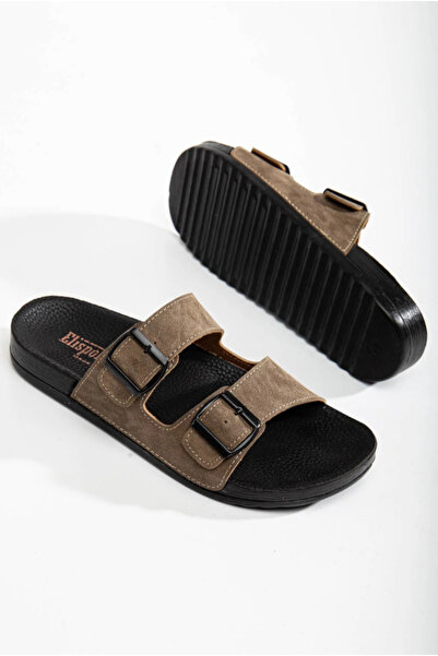 SHOUGO Ортопедична анатомічна підошва, чотири сезони, чоловічі тапочки з двома ремінцями