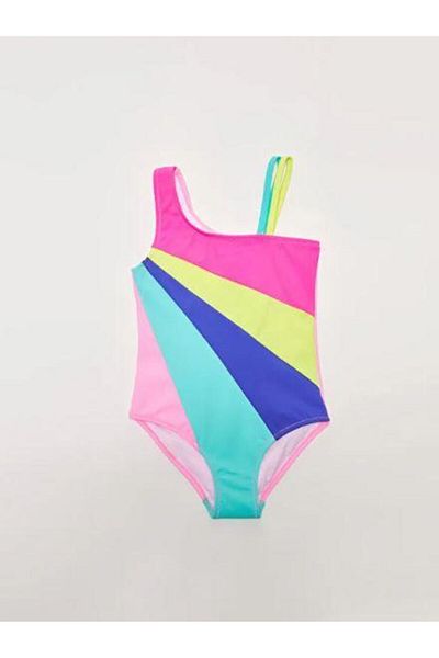 DEEP BEACH Strap Color Blocked Children's Swimsuit