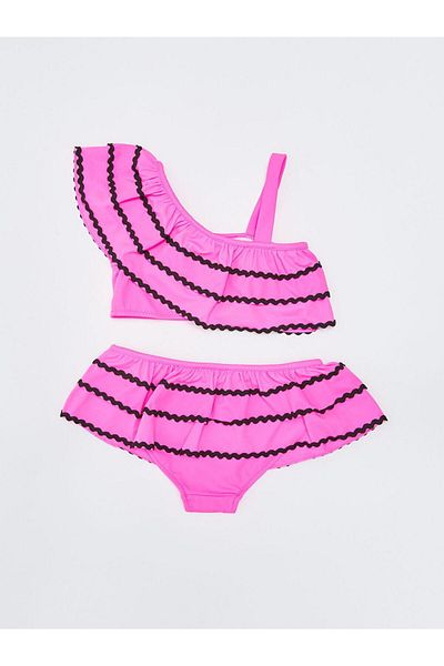 DEEP BEACH Water Detailed Girl's Bikini Set
