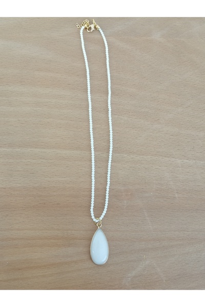 LemaStone Doğal taş kolye ;AA Kalite mercan doğal taş