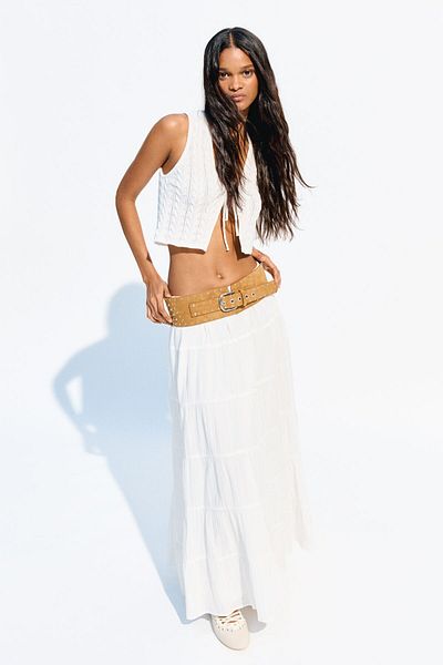 Bershka Boho maxi skirt
