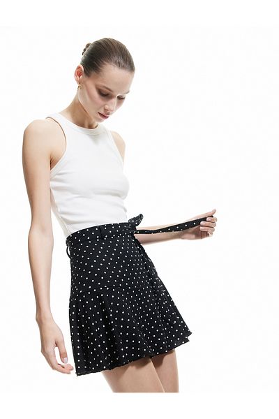 Koton Black Women's Shorts 5Sal40068Ik