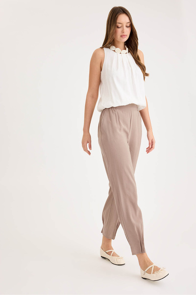 Vitrin Штани з підвернутими штанинами та еластичним поясом