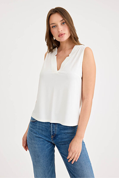 Vitrin Μπλούζα με λαιμόκοψη V με μηδενικό μανίκι