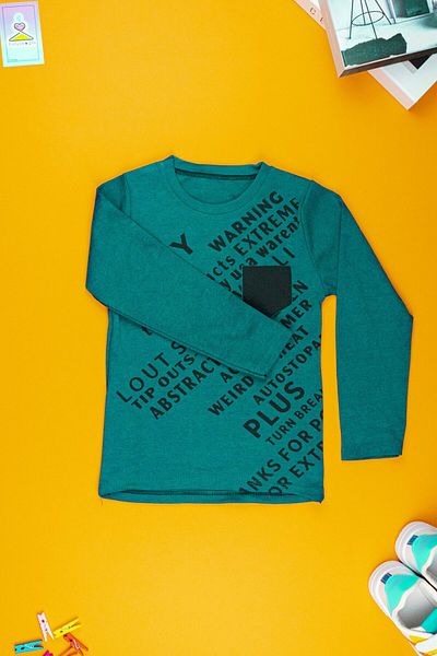 Yalçınoğlu Kids Tricou și transpirație energizante pentru băieți - stil elegant și confortabil