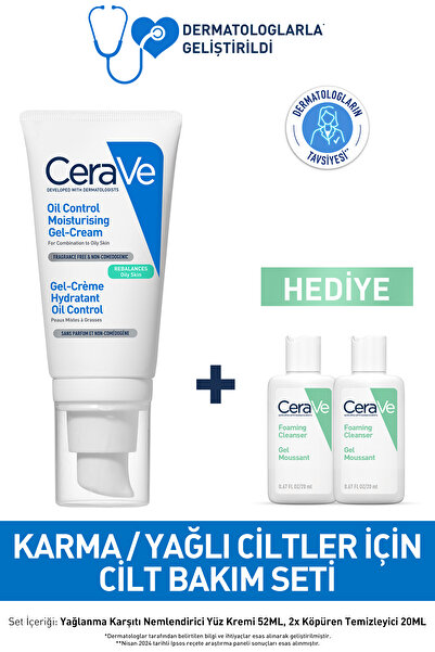 CeraVe Karma ve Yağlı Ciltler İçin Cilt Bakım Seti