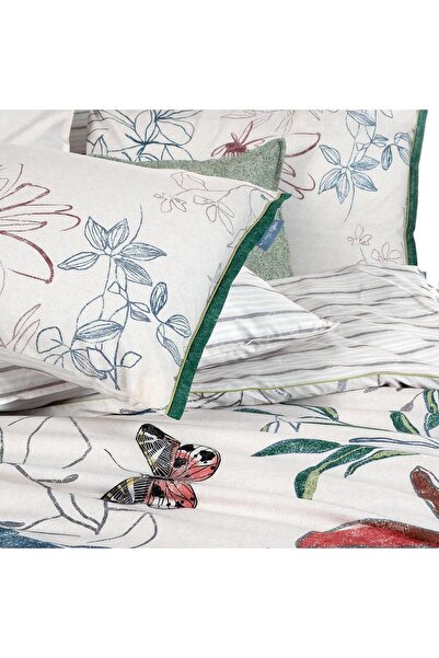 Sarev Adali Beige King Size (King Size) 100% Cotton Duvet Cover Set