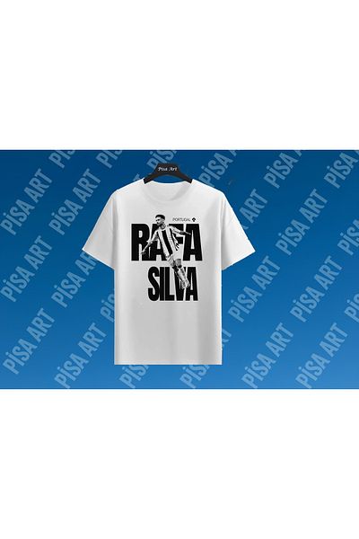Pisa Art Rafa Silva Goal Joy Silhouette Μπλουζάκι Unisex για ενήλικες και παιδιά με ειδικό σχέδιο