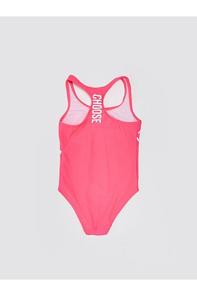 DEEP BEACH Λευκό εμπριμέ μαγιό για κορίτσια DB 200798 εκ