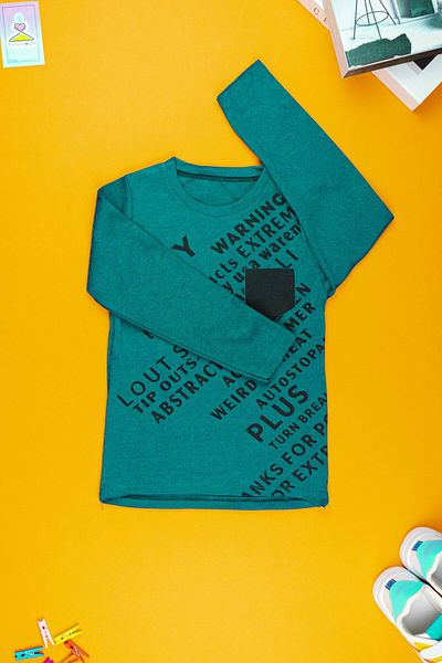 Yalçınoğlu Kids Tricou și transpirație energizante pentru băieți - stil elegant și confortabil