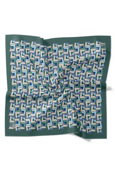 Levidor Φουλάρι με γεωμετρικό σχέδιο με τάση Twill