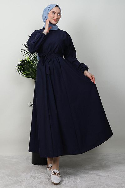 GİYZAMİLA Φόρεμα Navy Blue Mevlana Tricot