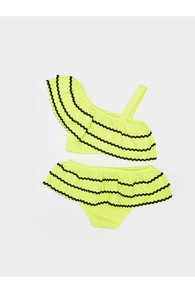 DEEP BEACH Water Detailed Girl's Bikini Set